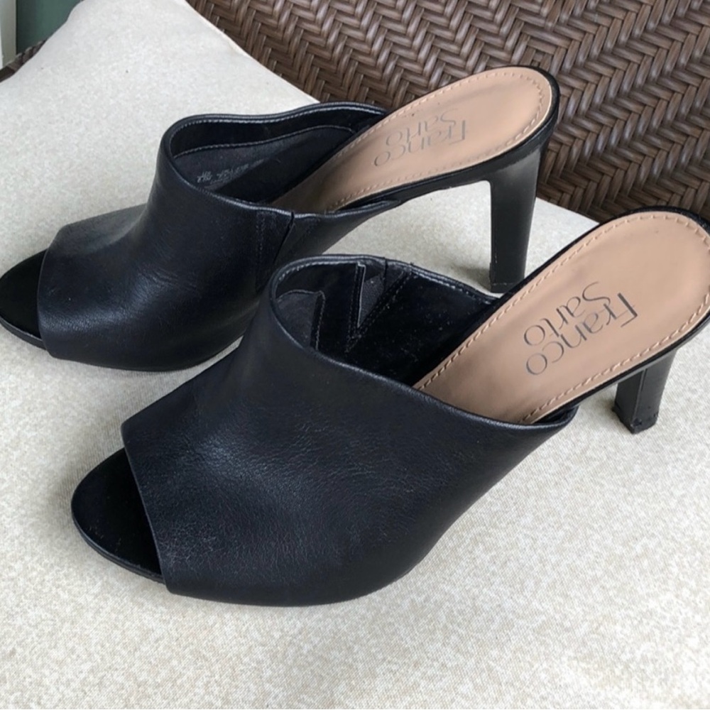 Franco Sarto Black Women's Heeled Mules 🔥3 for $20!